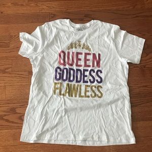 Glitter Queen Goddess Flawless Shirt